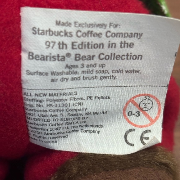 2010 Starbucks Bearista Bear Collection, 97th edition. - Picture 5 of 7